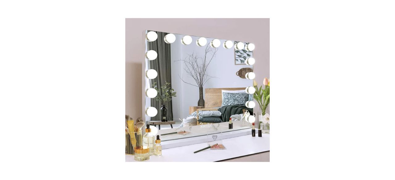 Latitude Run Vanity Makeup Mirror With Lights