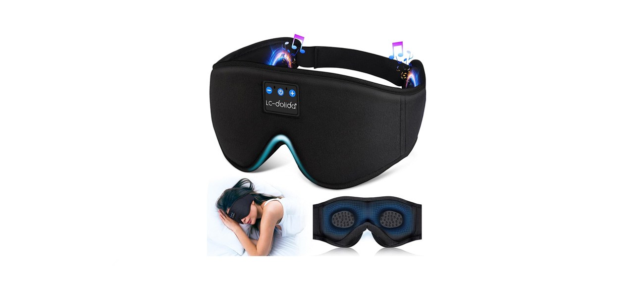 Lc-Dolida Sleep Mask with Bluetooth Headphones