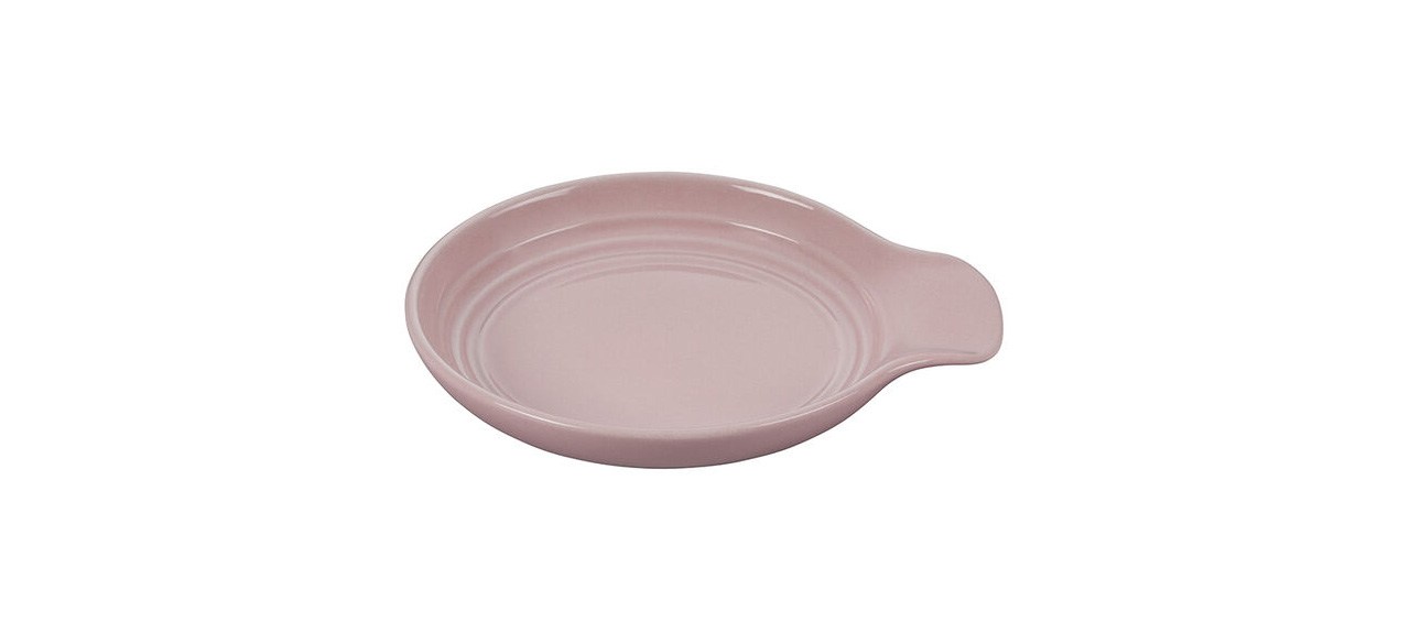 Pink Signature Spoon Rest on white background