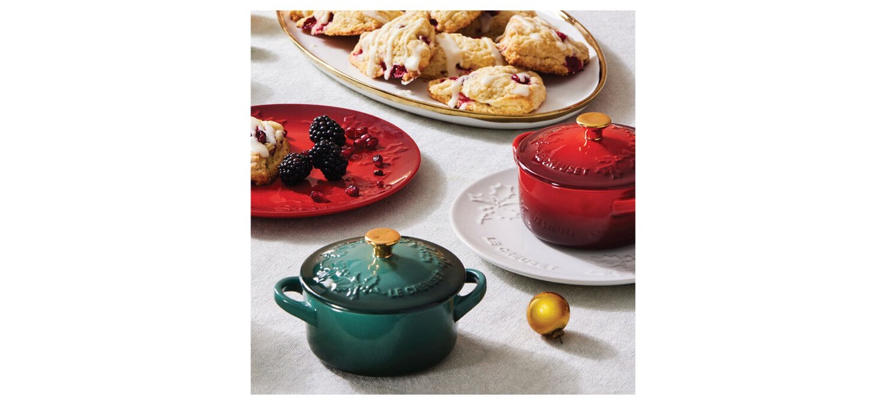 Le Creuset Holly Collection Mini Cocotte