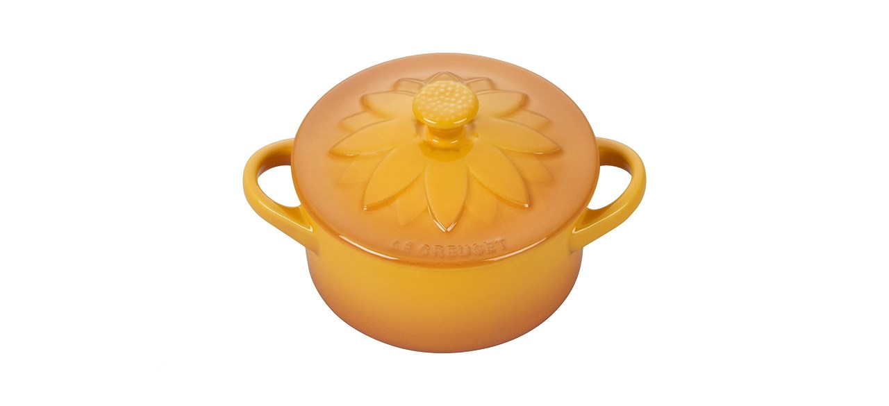 Le Creuset Mini Cocotte on white background