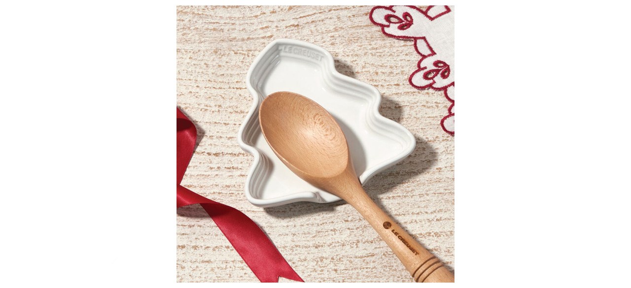 Le Creuset Noel Collection Holiday Tree Spoon Rest