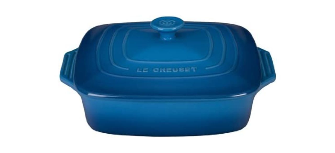 Best Le Creuset Stoneware Covered Square Casserole Dish With Lid