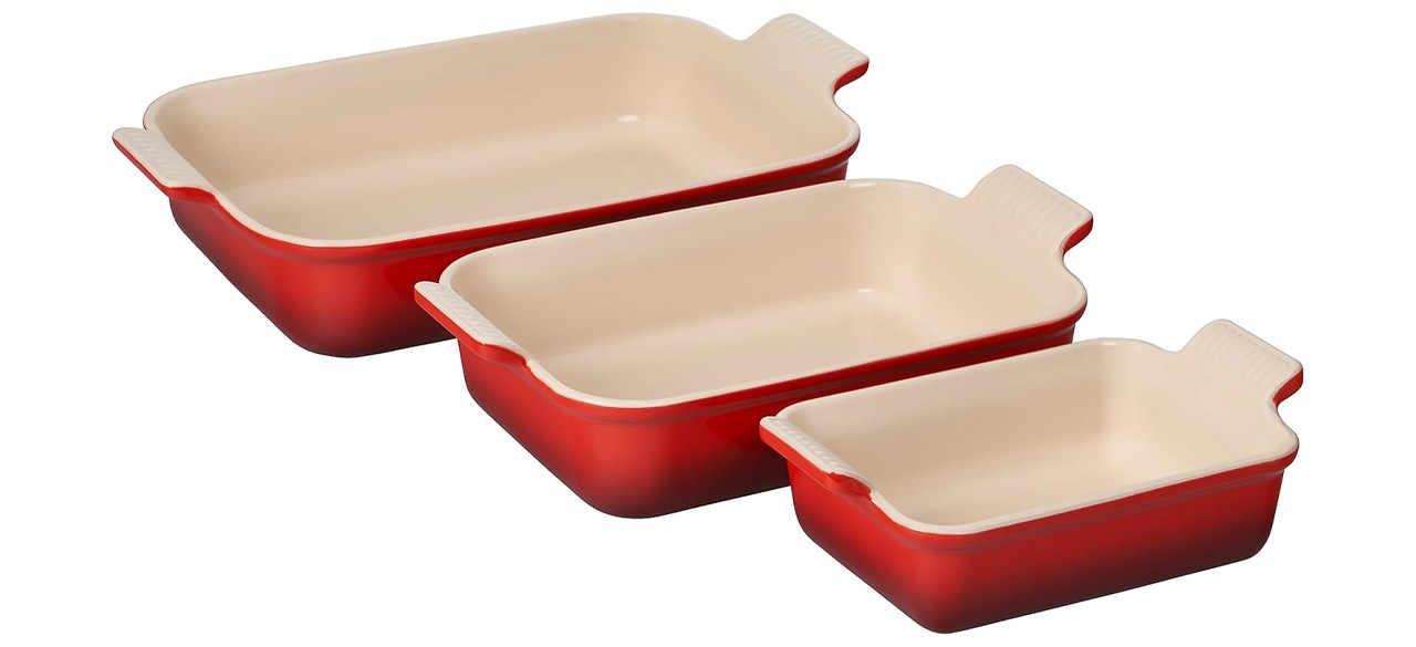 Le Creuset Stoneware Heritage Rectangular Dishes Set