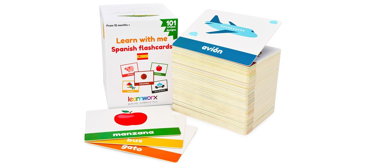 learnworx Spanish Flashcards for Kids