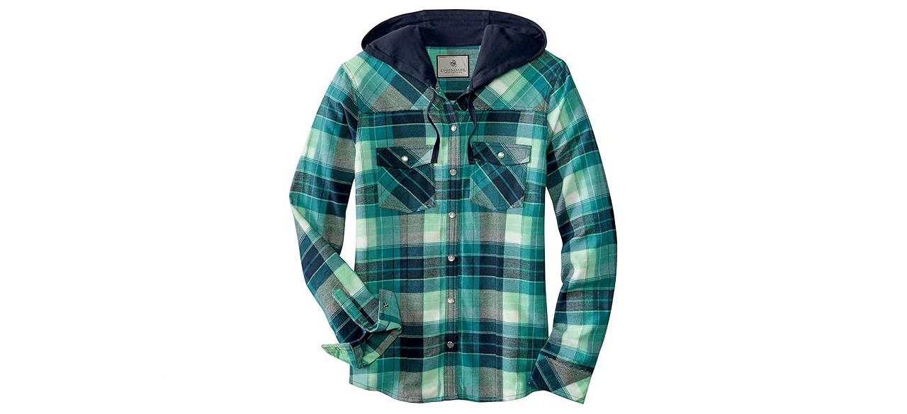 Legendary Whitetails Women's Lumber Jane Hooded Flannel Shirt