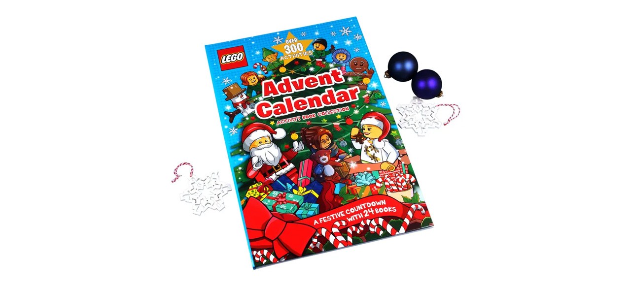 LEGO Advent Calendar Activity Book Collection on white background