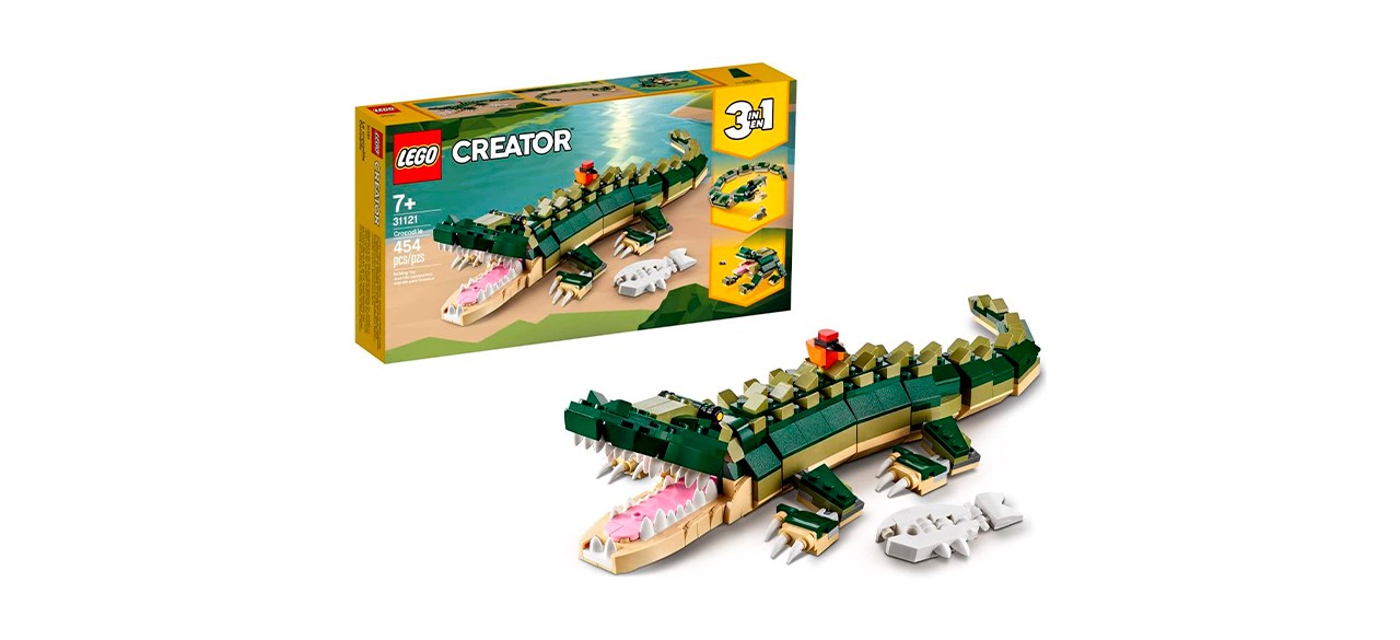 Best LEGO Creator 3-in-1 Crocodile Building Toy