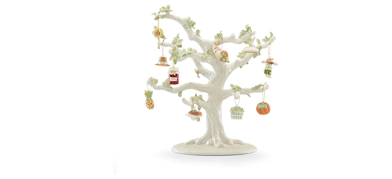 Lenox Autumn Favorites 10-Piece Ornament and Tree Set