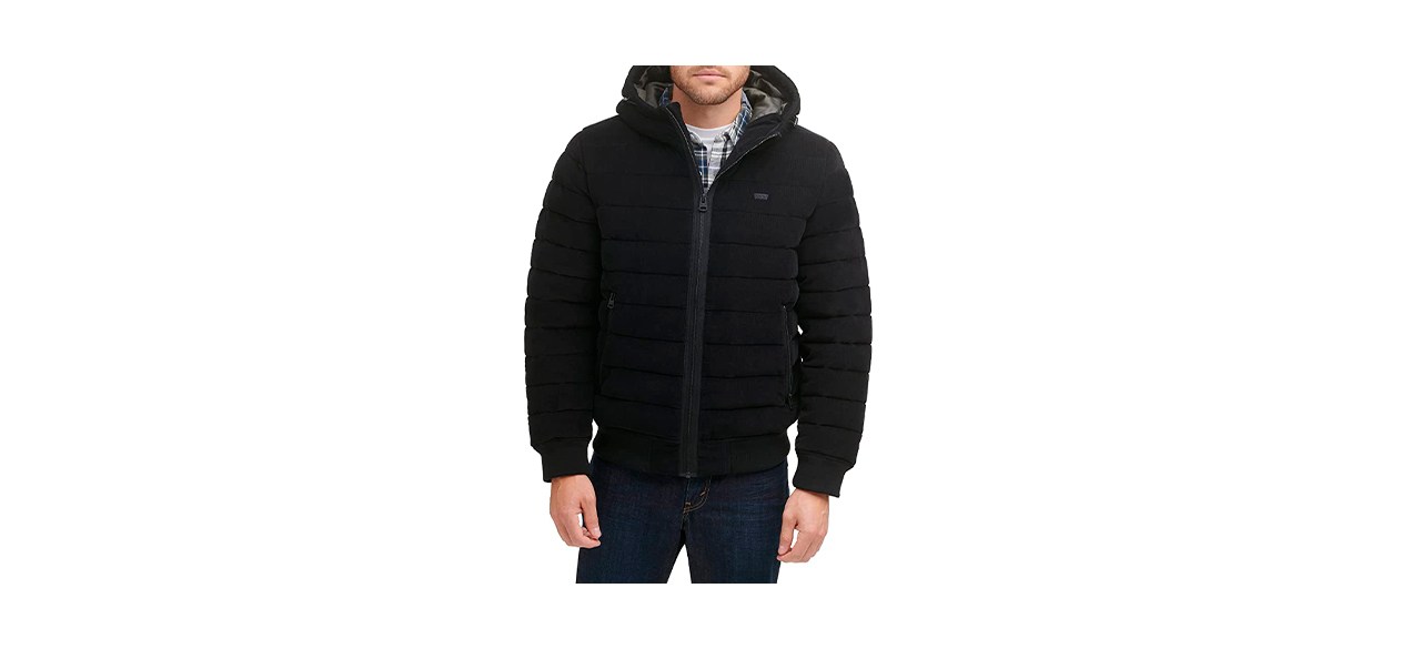 Tommy hilfiger men's ultra loft hotsell quilted stretch hooded puffer jacket