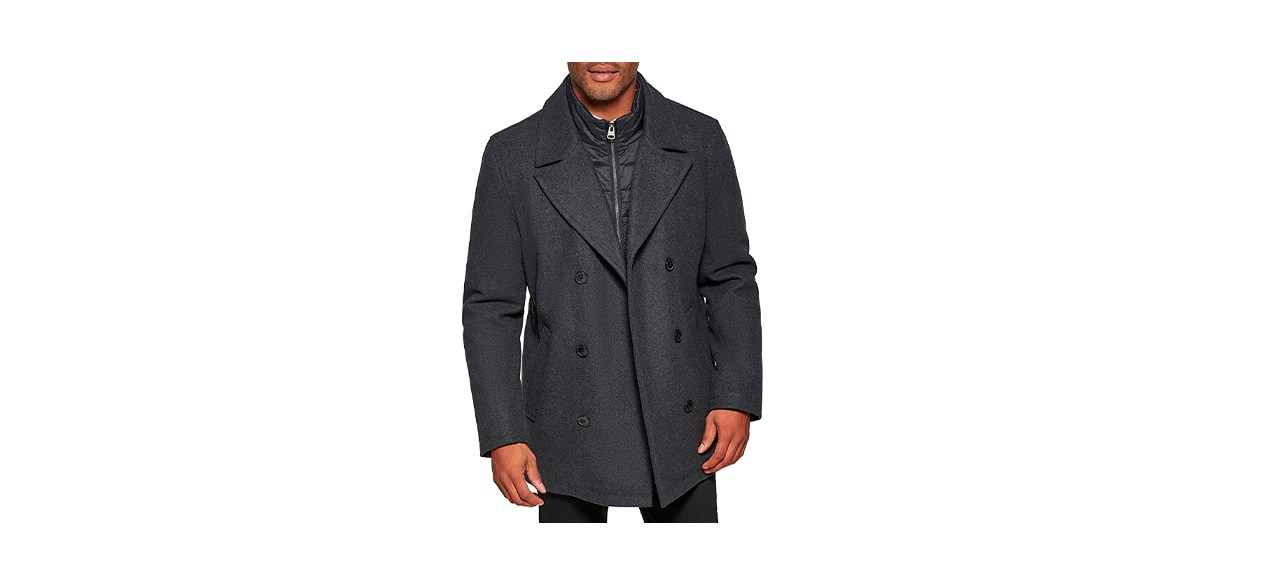 Best Levi's Men's Wool Classic Double-Breasted Wool Blend Peacoat