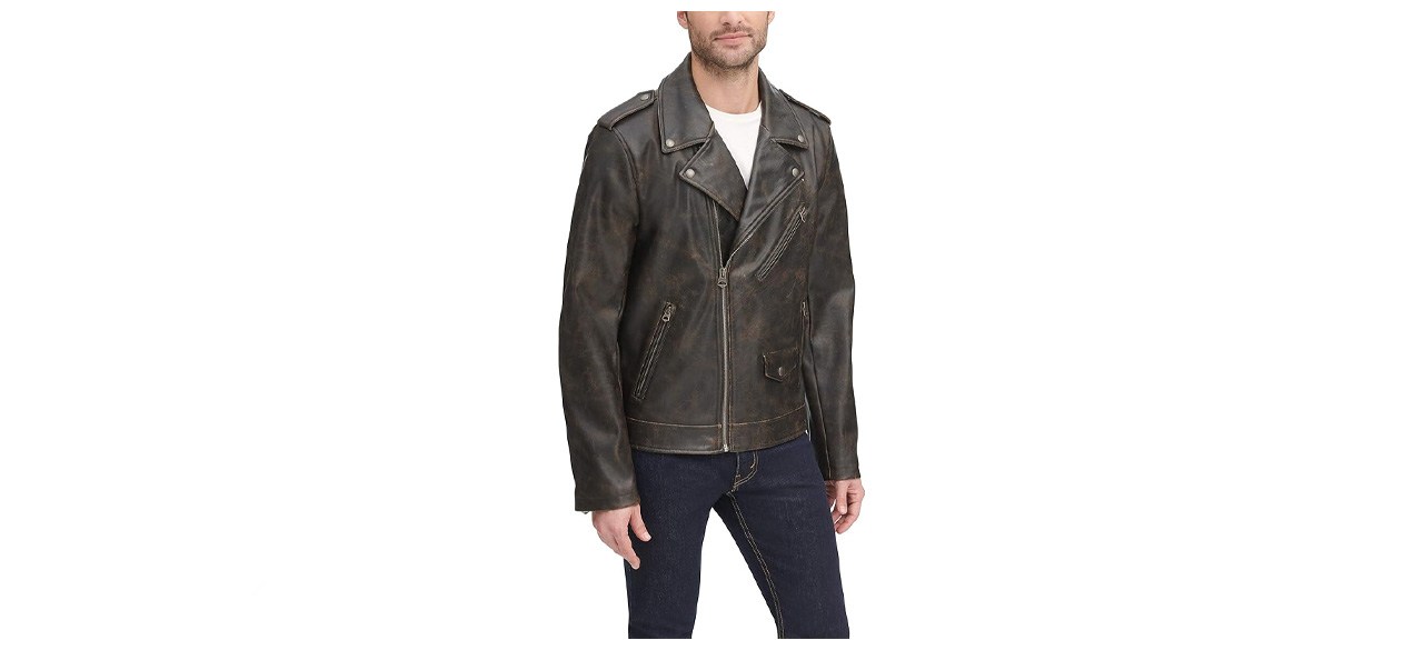 Levi’s Faux Leather Motorcycle Jacket 