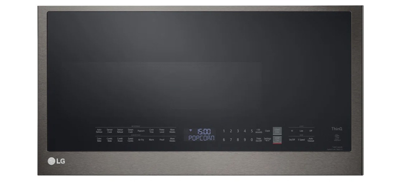 LG Smart Over-the-Range Convection Microwave with Air Fry, 1.7 cu. ft. MHEC1737D