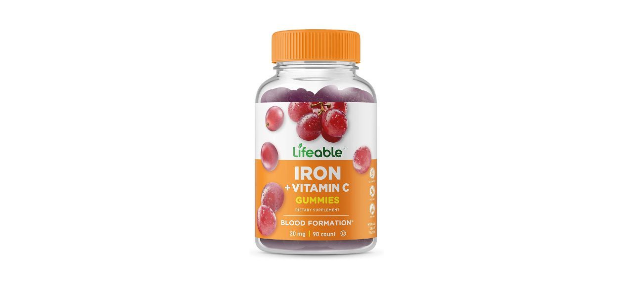 Best Lifeable Iron Gummies with Vitamin C