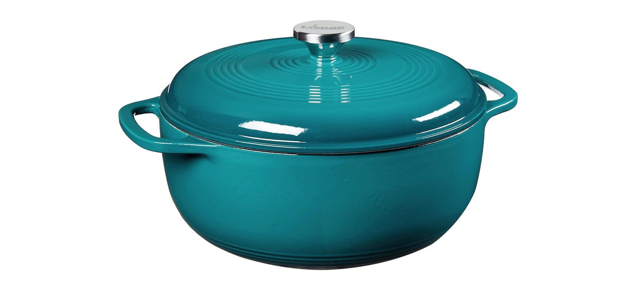 Lodge 6 Quart Enameled Cast Iron Dutch Oven