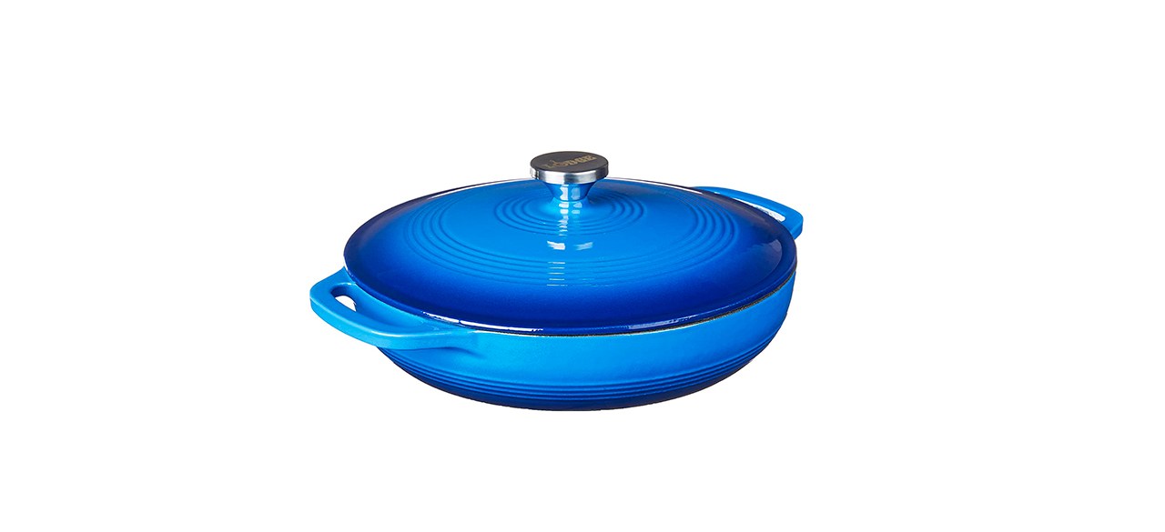 Best Lodge Enamel Cast-Iron Casserole Dish with Lid