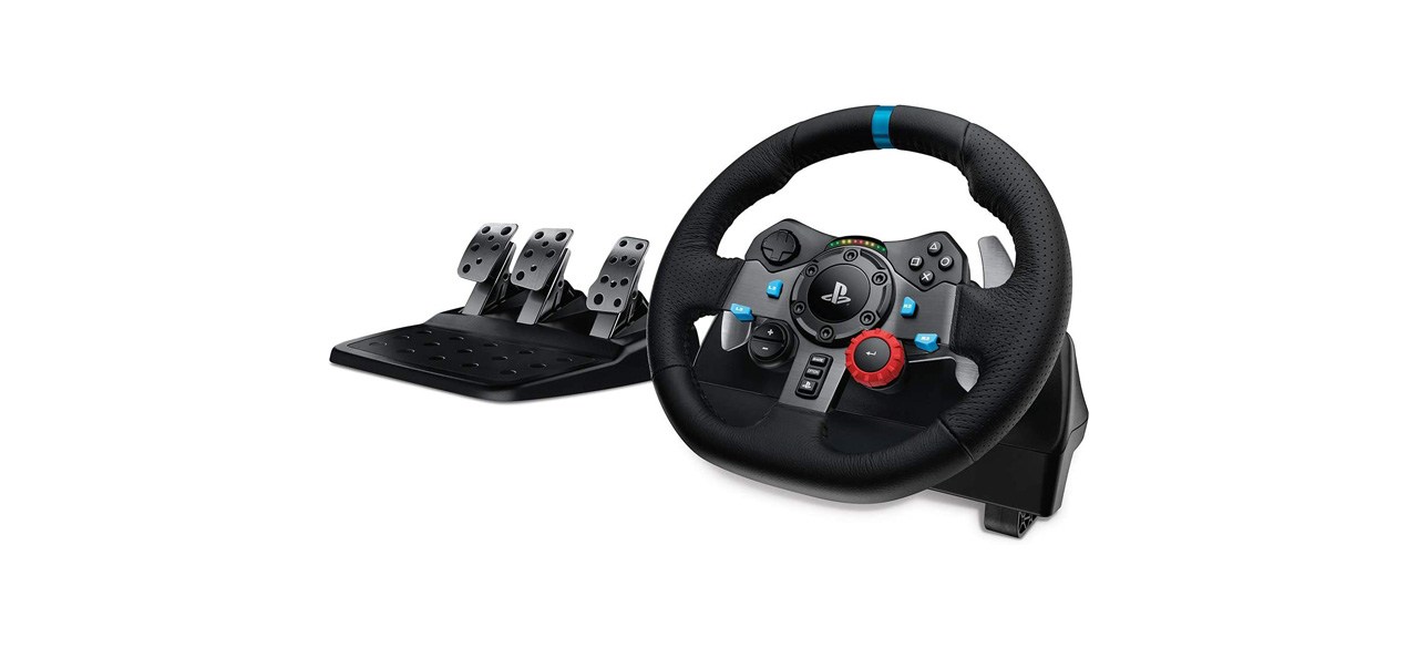 Best Logitech G Dual-Motor Feedback Driving Force G29 Gaming Racing Wheel