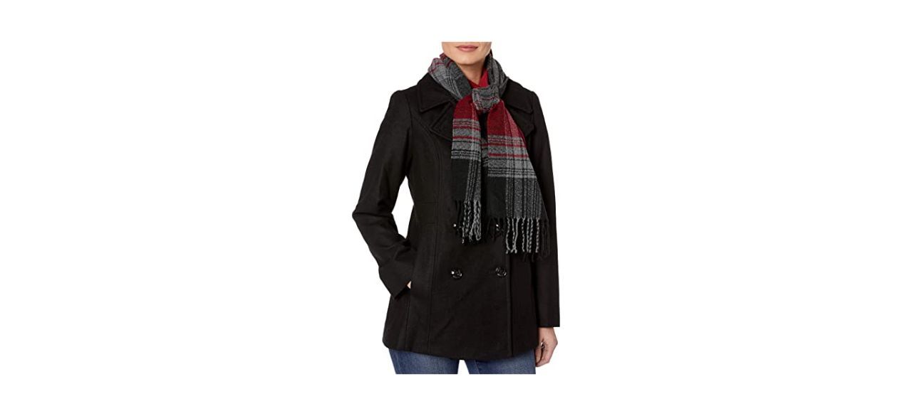 Best London Fog Womens Double-Breasted Peacoat