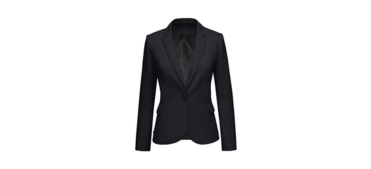 Best LookbookStore Notched Lapel Blazer