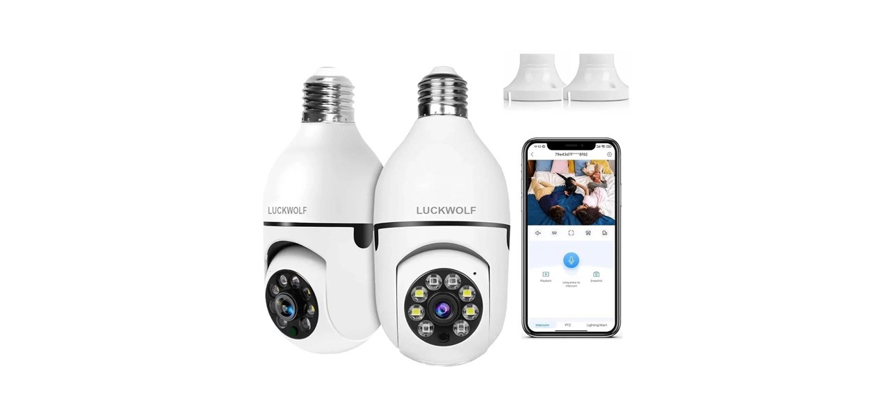 LUCKWOLF Light Bulb Camera