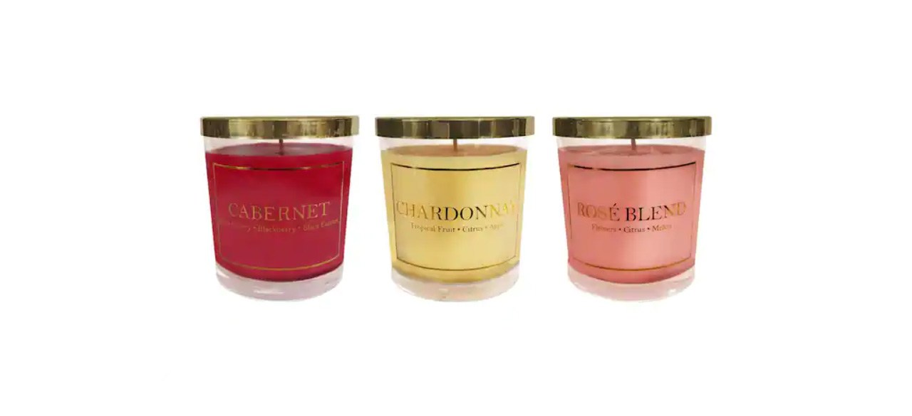 best Lumabase Scented Candles Wine Collection