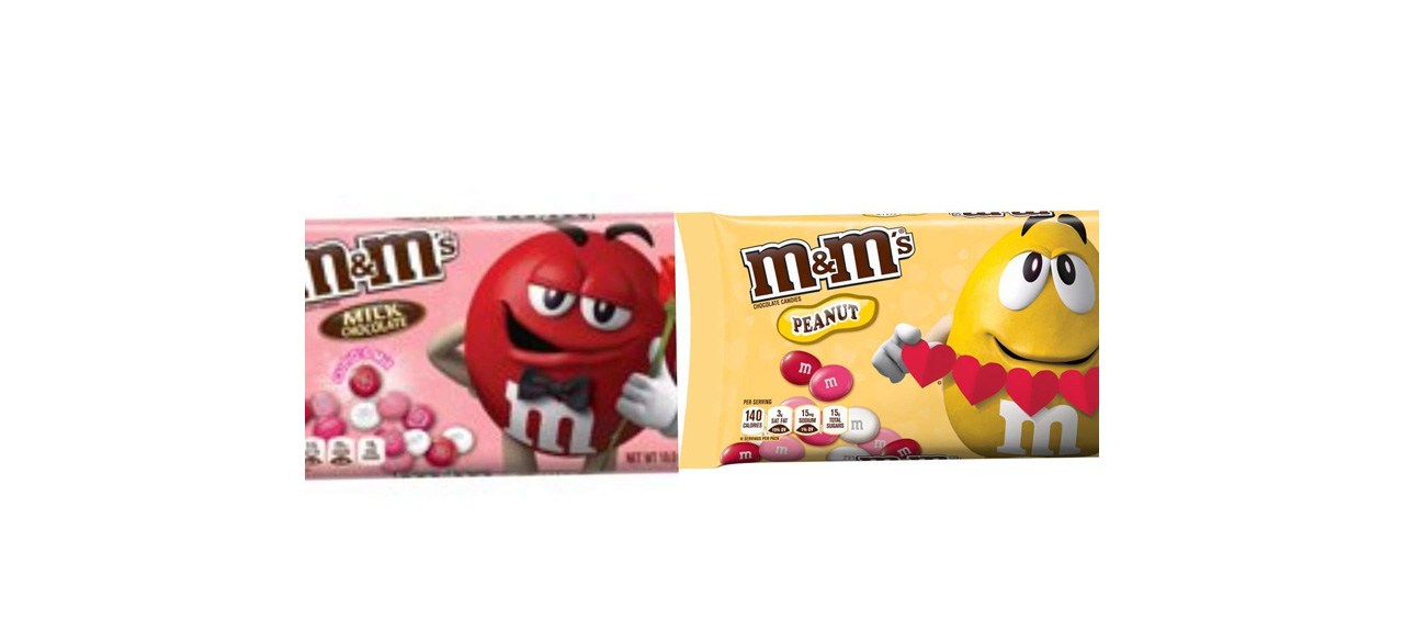 Best M&M'S Cupid's Mix Milk Chocolate Valentine's Day Candy and M&M'S Valentine's Peanut Chocolate Candy