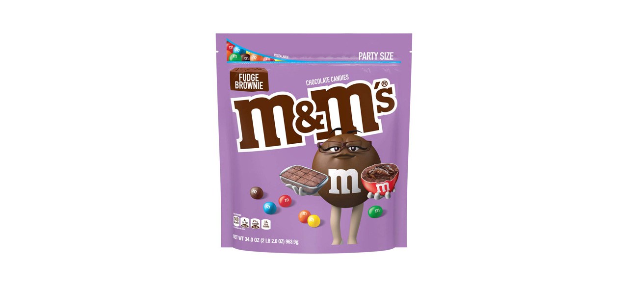 M&M's Chocolate Candies, Fudge Brownie, Party Size - 34.0 oz