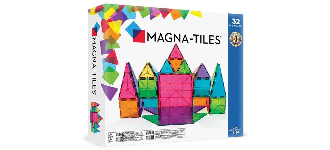 MAGNA-TILES Classic 32-Piece Magnetic Construction Set