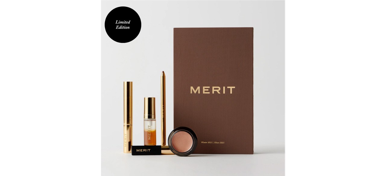 Merit Beauty Le Gloss Set Holiday Essentials