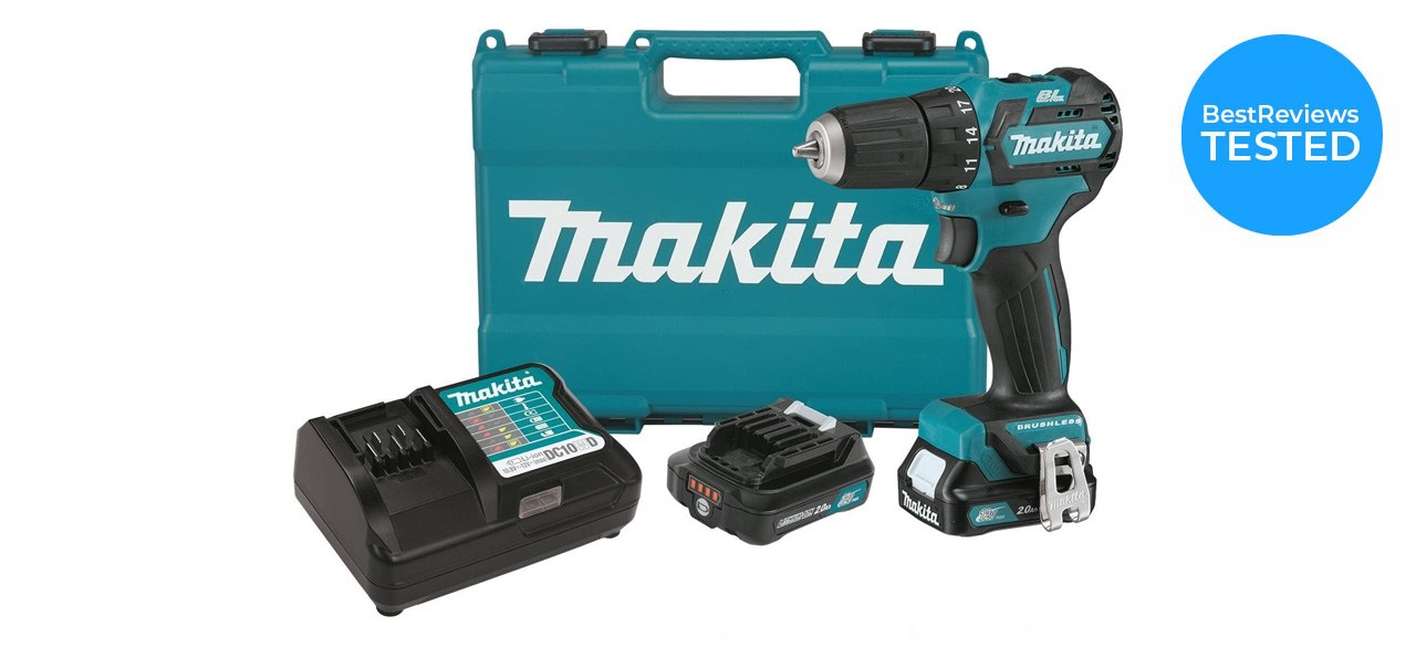 Makita 12V MAX CXT Lithium-Ion Brushless Cordless Driver-Drill Kit - Model FD07R1