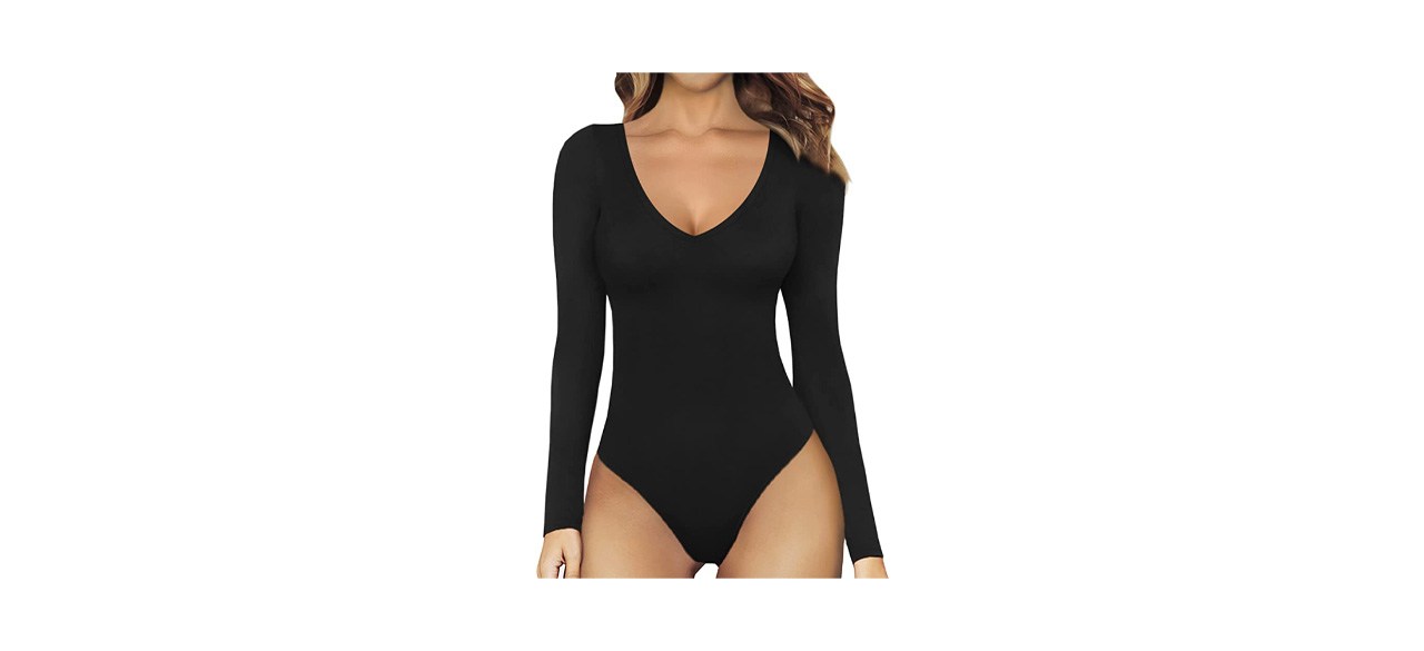 Best Mangopop Deep V-Neck Bodysuit