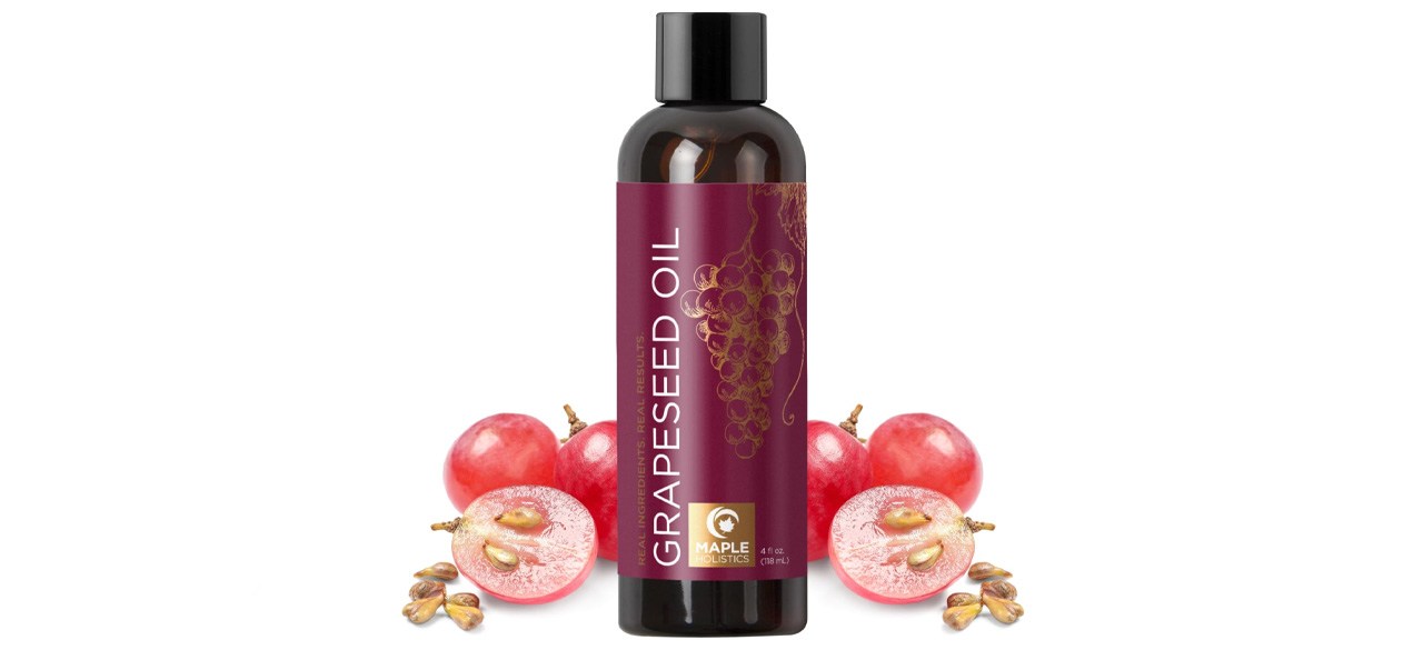 Maple Holistics Pure Grapeseed Oil for Hair, Face & Acne