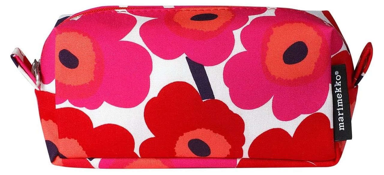 MARIMEKKO Tiise Mini Unikko Terry Cotton Cosmetic Bag
