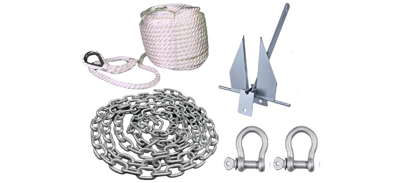 MarineNow Deluxe Portable Fluke Style Anchor Kit
