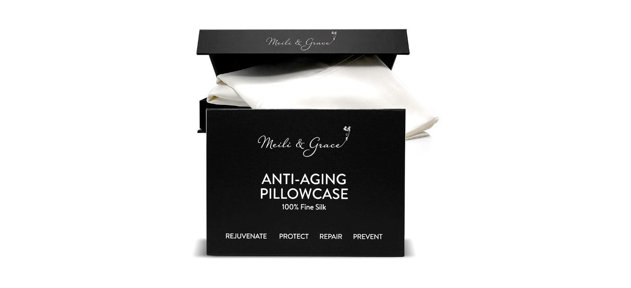 Best Meili & Grace Anti-Aging 100 Mulberry Silk Pillowcase by Meili & Grace