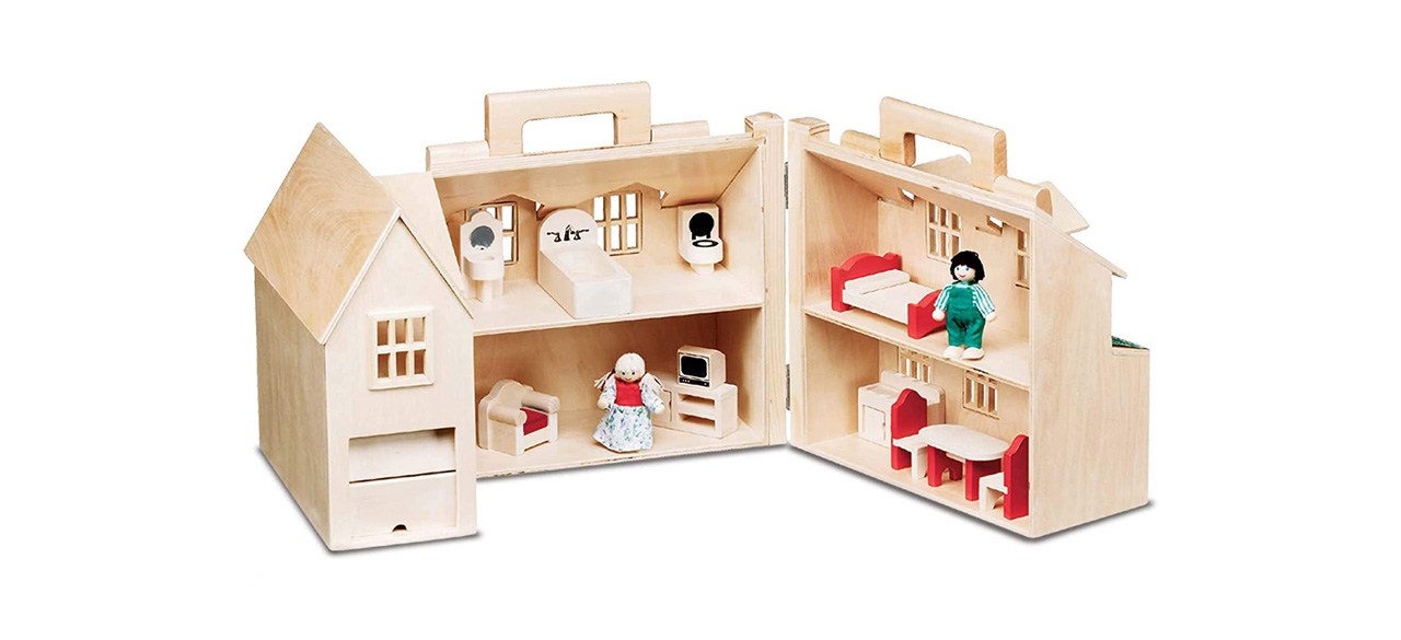 best Melissa & Doug Fold & Go Dollhouse