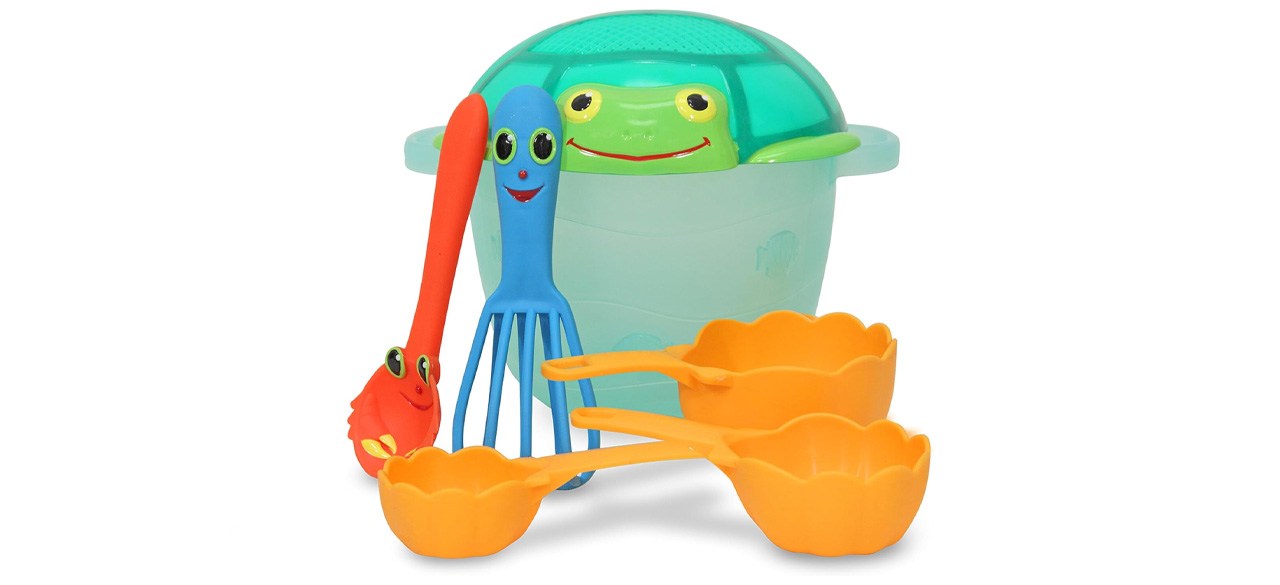Melissa & Doug Sunny Patch Seaside Sidekicks Sand Baking Set-Beach Toy