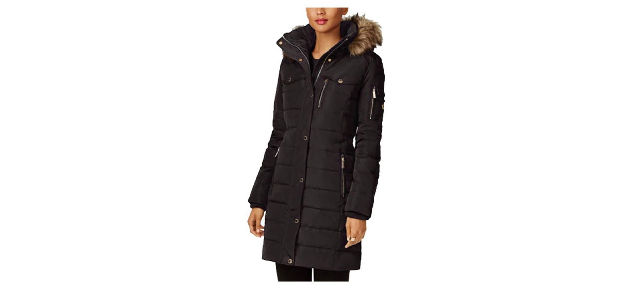 Michael Kors Down Coat with Chest Pockets