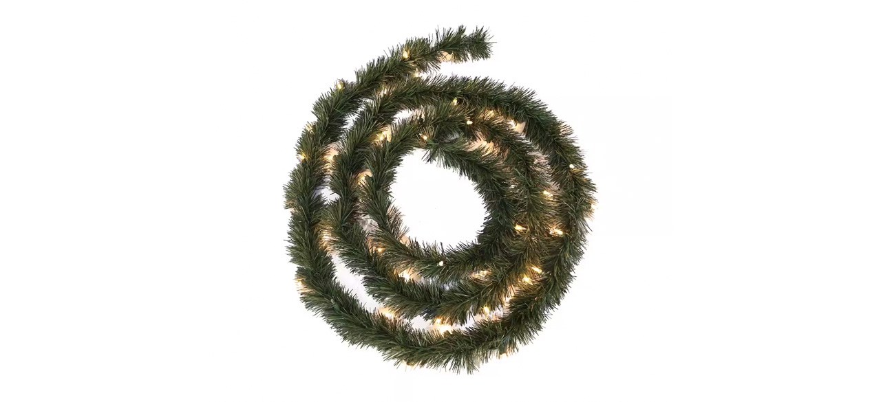 Best 12-foot Pre-Lit Pine Garland by Ashland