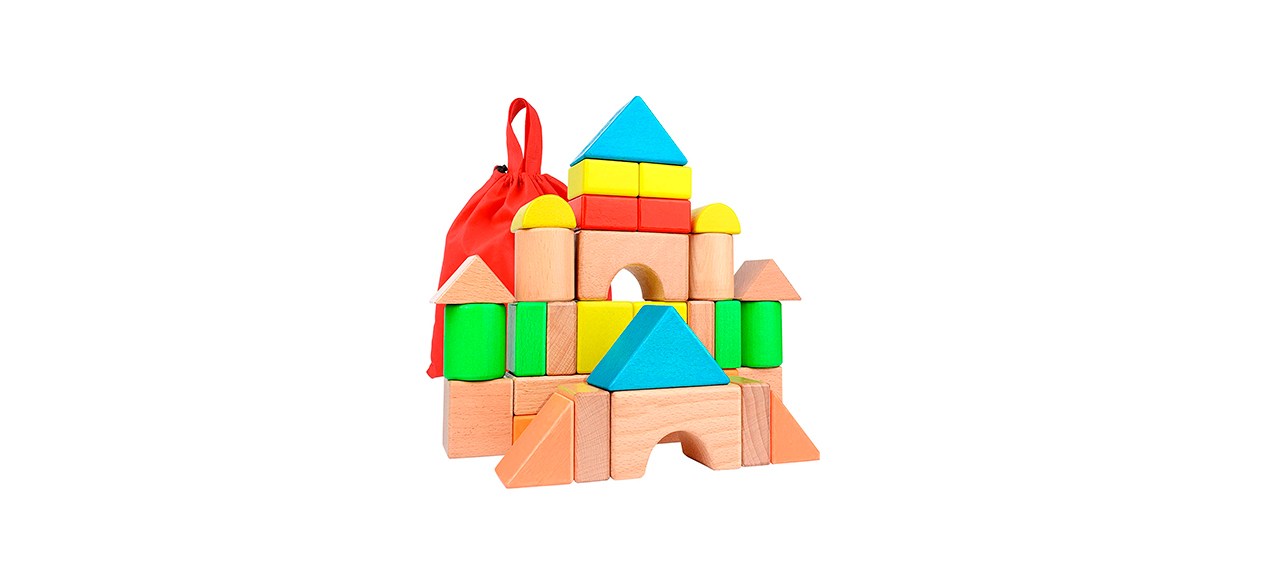 Best Migargle Large Wooden Building Blocks Set