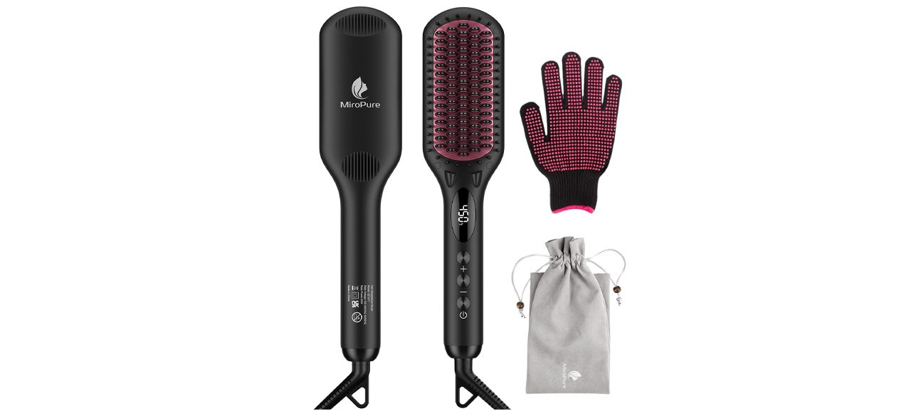 MiroPure Two-in-One Ionic Hair Straightening Brush