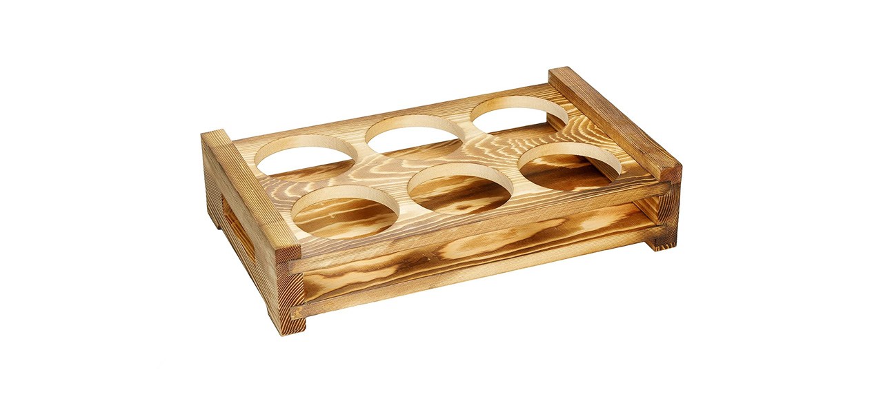 best Mloxy Rustic Wood Serving Tray