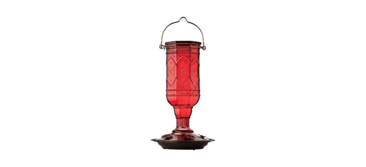 Best More Birds Red Jewel Hummingbird Feeder