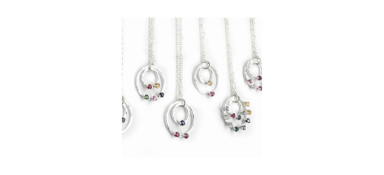 Lizardi Jewelry Personalized Birthstone Necklace for Mom