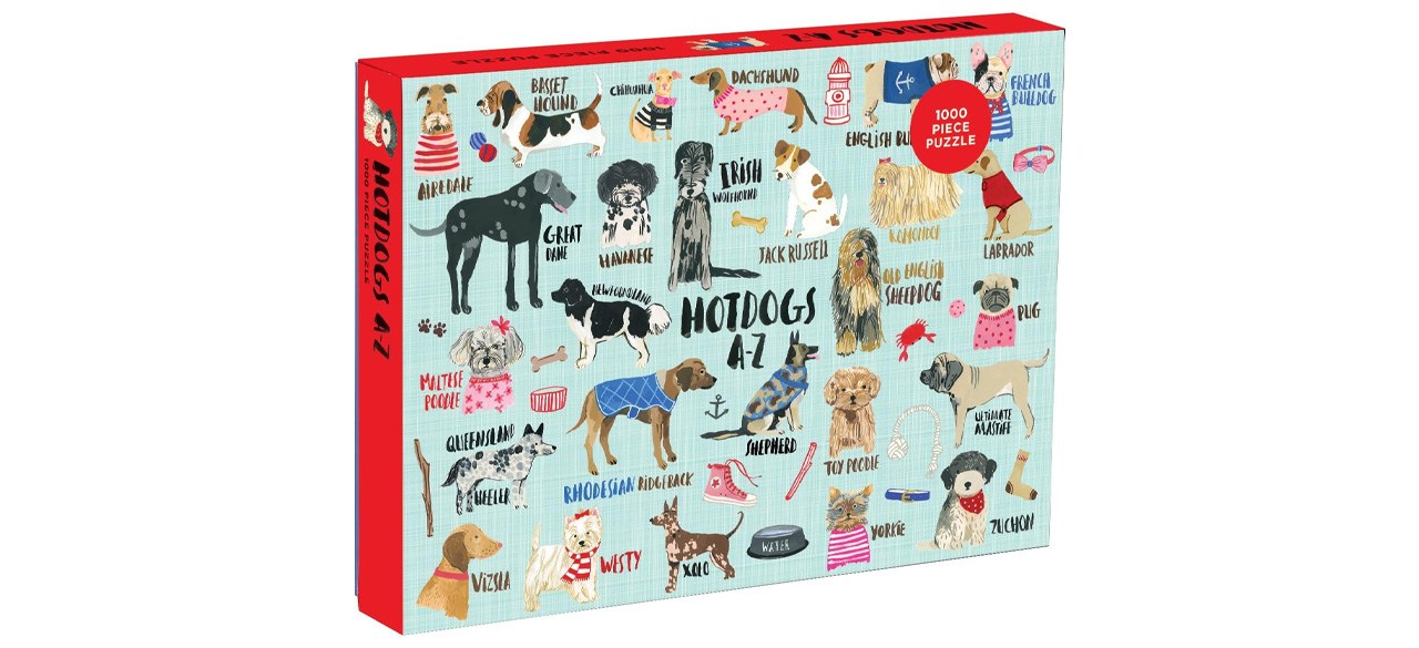 Mudpuppy Hot Dogs A-Z 1,000-Piece Jigsaw Puzzle