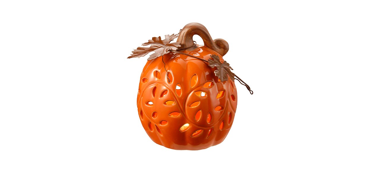 Best National Tree Company LED Ceramic Pumpkin