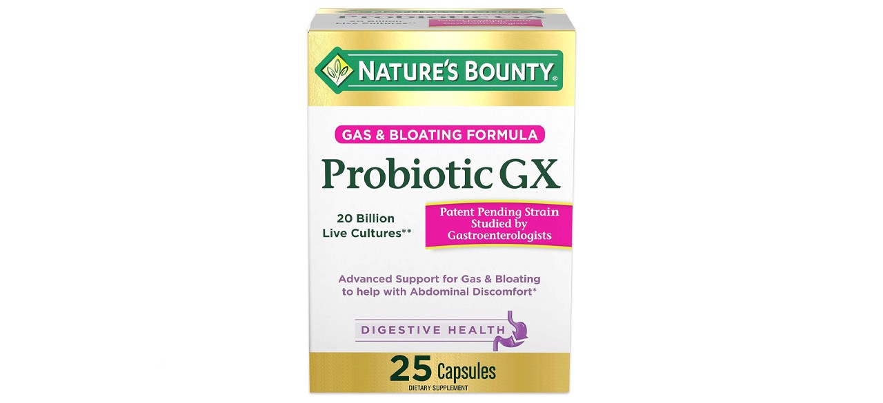 Fórmula Probiótica GX para Gás e Inchaço da Nature's Bounty