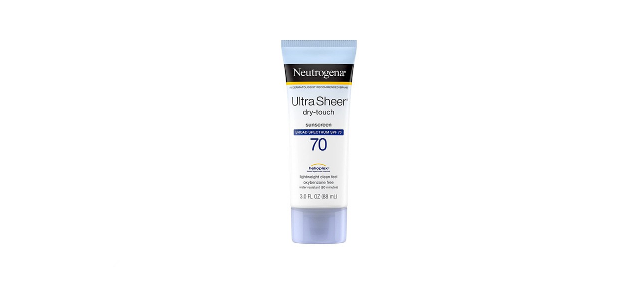 best Neutrogena Ultra Sheer Dry-Touch Water Resistant sunscreen