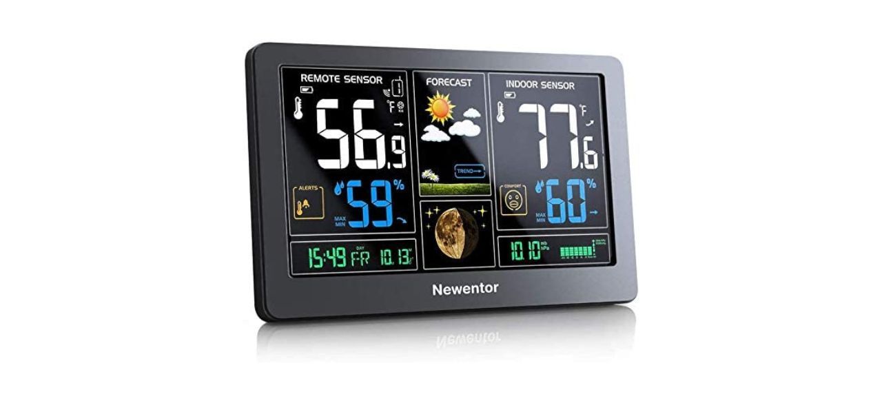 Best Newentor Wireless Digital Indoor Outdoor Weather Forecast Station