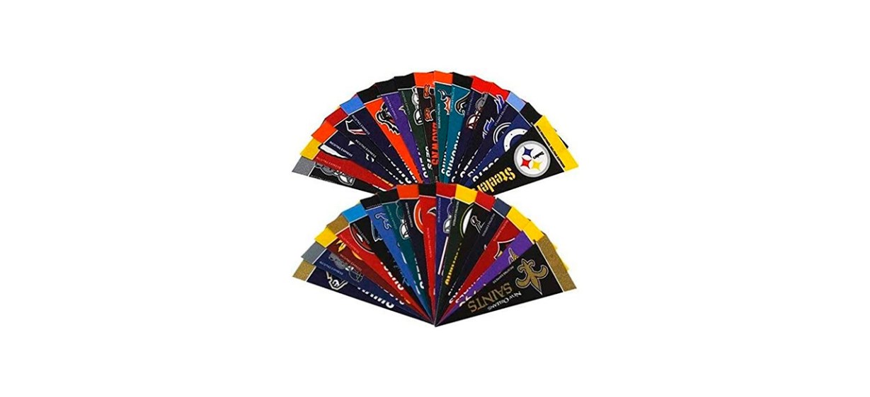 Best NFL Football Mini Pennant Banner Flag Complete Set